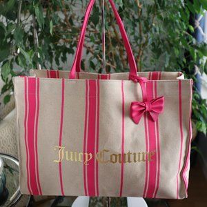 Juicy Couture Striped Tote Bag NWT
